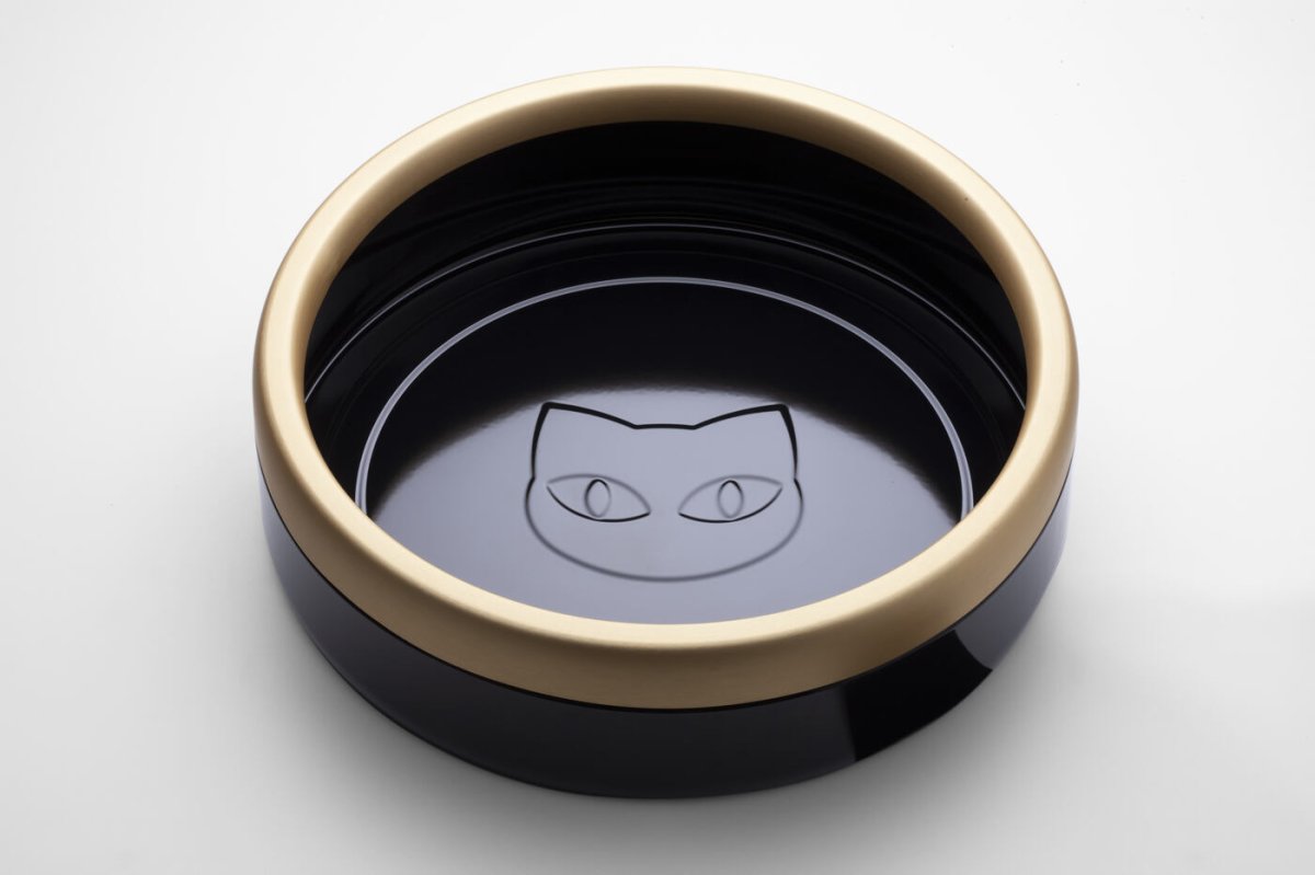 katchit Katzentoilette Schwarz/Gold